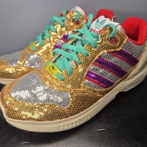 RARE Adidas ZX 6000 W "Sequin" Women's Size 7 Sneakers